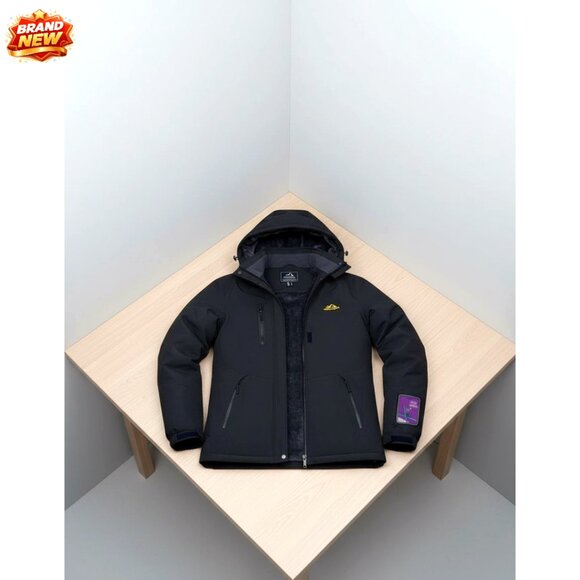 Jackets & Blazers - Women's Waterproof Insulated Ski Jacket with Fleece Lining and Hood